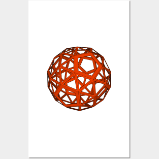 skeletal snub dodecahedron Posters and Art